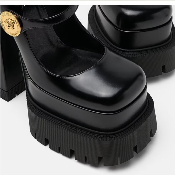 VERSACE Medusa Aevitas Platform Mary Janes Pump - Picture 4 of 15